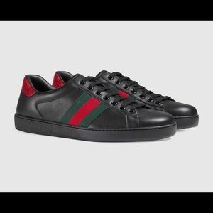 GUCCI Ace Leather Sneakers